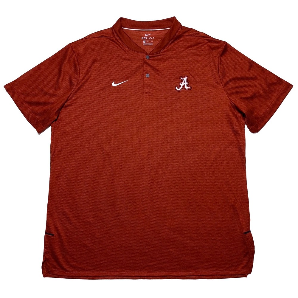 NIKE Alabama‎ Crimson Tide Blade Polo Shirt Red Men's XL
